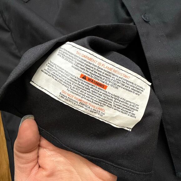 Bulwark IQ Series Flame Resistant Cat 1 Work Shirt Size 3XL - Picture 7 of 8
